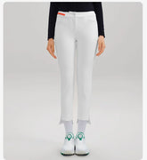 HONMA WOMEN'S SUN BLOCK SLIM FIT PANTS WHITE